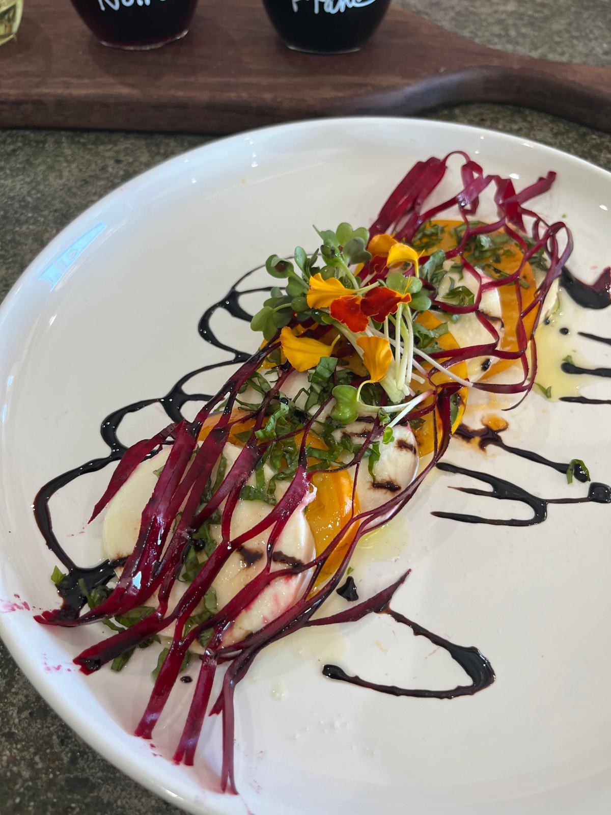 Chef-prepared plated dish