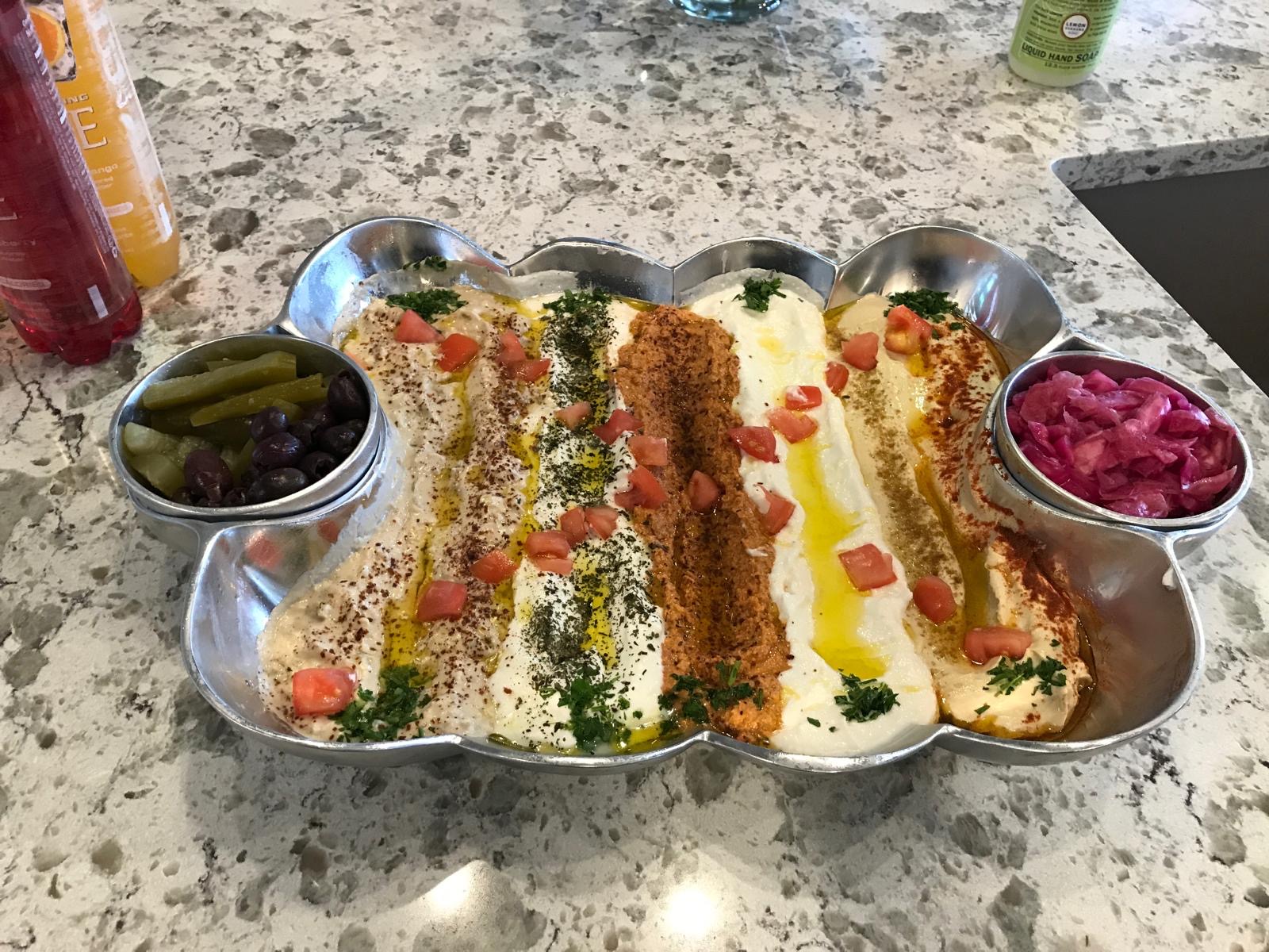Colorful chef-prepared food